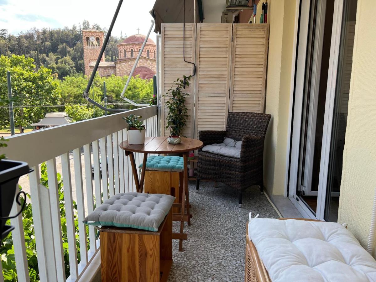 Comfortable 2-Bedroom Apartment Near City Center 100M From Metro Афіни Екстер'єр фото